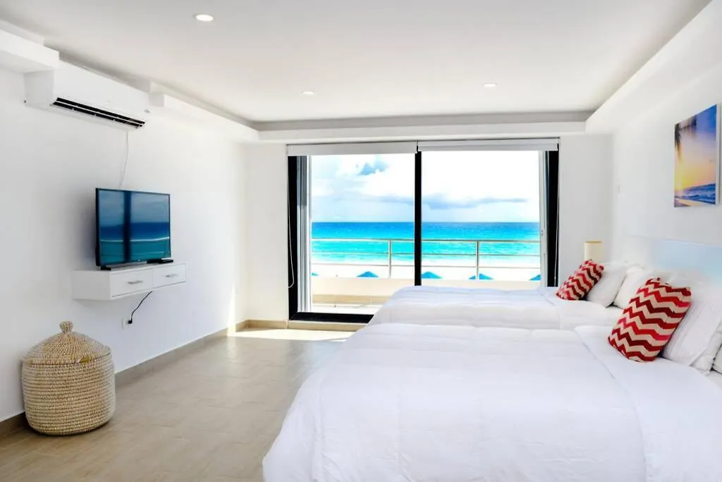 Villas Marlin 108, A Pie De Playa, Albercas, Jacuzi, Ubicacion Inmejorable Cancún 0*,