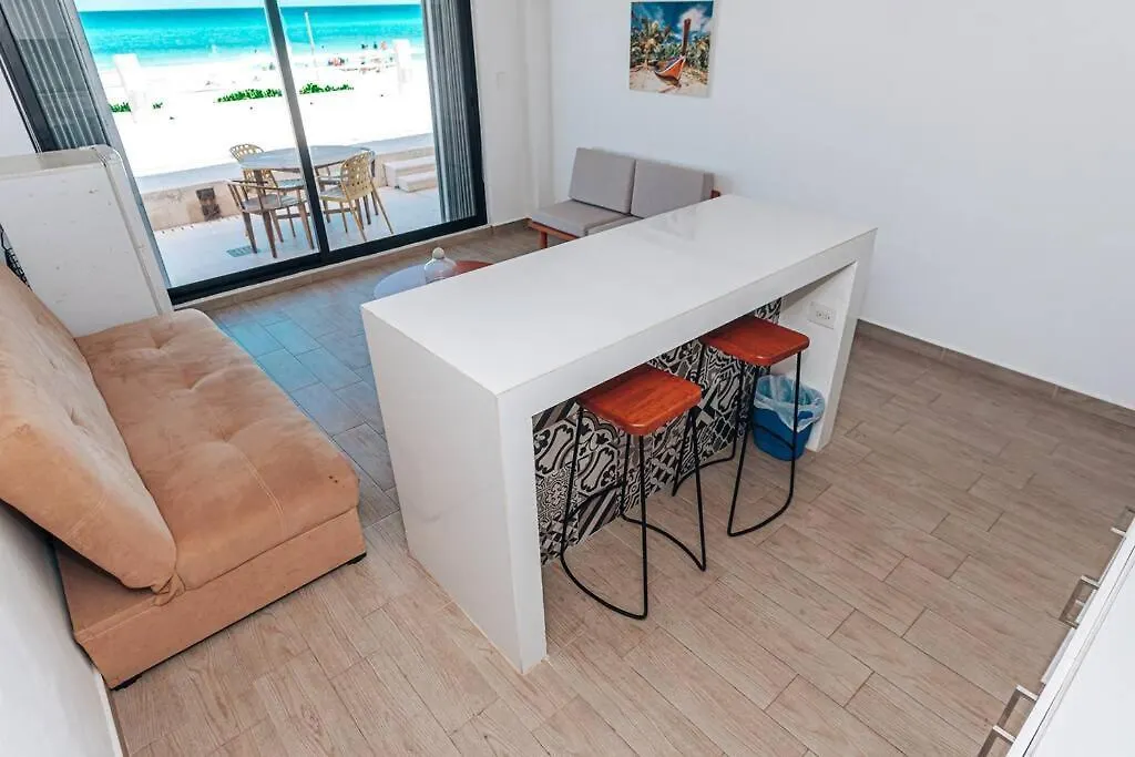 Villas Marlin 108, A Pie De Playa, Albercas, Jacuzi, Ubicacion Inmejorable 칸쿤